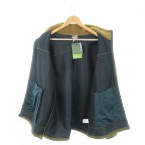 L.L.BEAN マウンテンパイルフリースジャケット ジップアップ ロゴ アウトドア XL 緑 グリーン 511045 /MN11