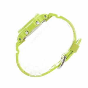 CASIO ベビージー Baby-G ジャンク品 腕時計 ウォッチ クォーツ デジタル ラバー スクエア ロゴ 緑