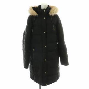 ダウンコート ロング XL ブラック