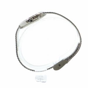 CYMA ジャンク品 腕時計 ウォッチ クォーツ ラインストーン ロゴ シルバー色 GY11 /MQ