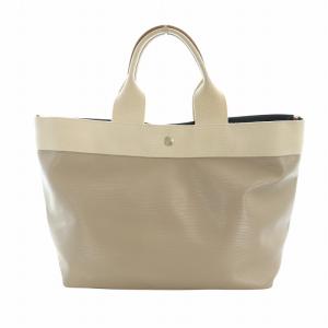リプル RIPPLE トートバッグ ハンド ロゴ PVC ペールベージュ 503080120400 15