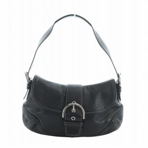 ワンショルダー ハンド レザー ベルト ロゴ 黒 ブラック F9248 GY18 /MQ