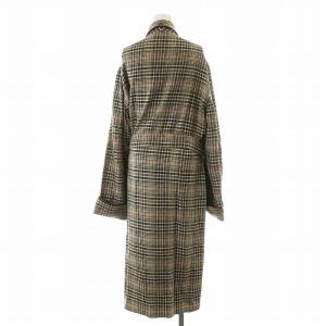 AGNONA ショールカラーコート カシミヤ ガウン  48 マルチカラー