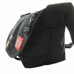 Manhattan Portage × ポケモン POKEMON ショルダーバッグ キャンバス ロゴ ピカチュウ 刺繍 黒 ブラック TWCH