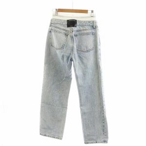 alexanderwang レイヤードデザイン デニムパンツ 27 ブルー 4DC1224069