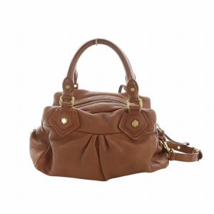 MARC by MARC JACOBS ハンドバッグ ショルダー  2WAY レザー ロゴ 茶 ブラウン GY18 /MQ