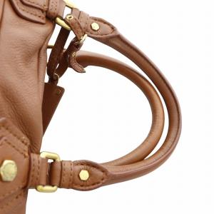 MARC by MARC JACOBS ハンドバッグ ショルダー  2WAY レザー ロゴ 茶 ブラウン GY18 /MQ