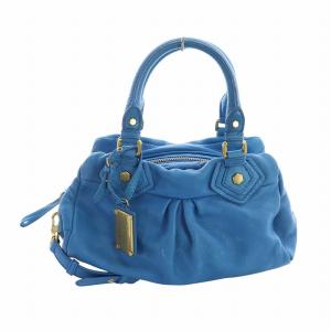 美品　マークジェイコブス　レザーベルト　キルティング　ハンドバック　ロゴ　黒 MARC JACOBS マーク・ジェイコブス 2WAY ハンドバッグ レザー