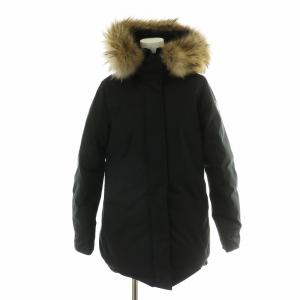 BORDEAUX FUR ダウンコート フィンラクーン 38 ブラック
