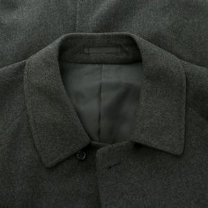 Pierre Cardin ステンカラーコート ロング ウール 総裏地 比翼 センターベント 灰色 グレー /MPGY18