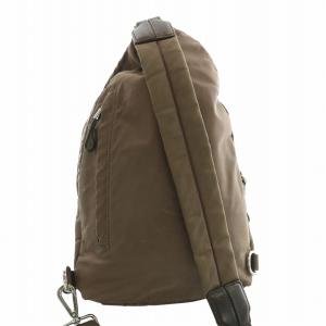 TUMI ボディバッグ ショルダーバッグ レザー ナイロン ロゴ 茶 ブラウン /MW GY18