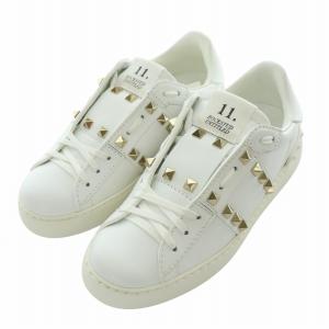 VALENTINO GARAVANI スニーカー ロックスタッズ 34 ホワイト ZW2S0A01