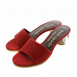 ポリッシュト polished ミュール スエード オープントゥ ヒール ニューヨークシティ 5 22.5cm