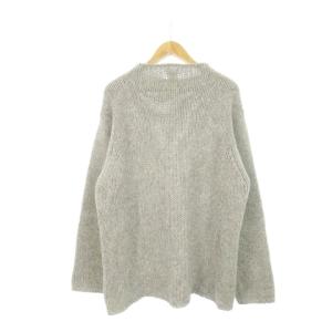 C.P. COMPANY ニット セーター ハイネック モックネック 長袖 ウール 5 L グレー /AH17 GY18