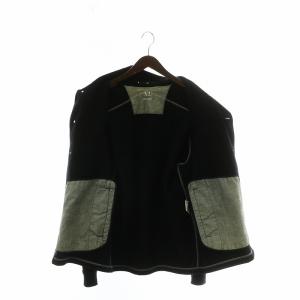 STONE ISLAND ステンカラージャケット ウール XL ブラック