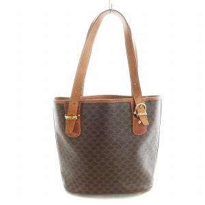 CELINE オールドセリーヌ トートバッグ マカダム ブラゾン トリオンフ