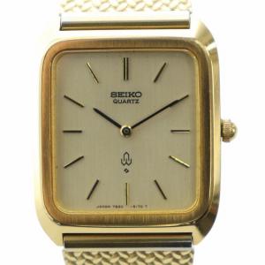 腕時計 ウォッチ クォーツ スクエア ロゴ ゴールド色 7820-5010 GY18 /MQ