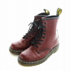 Dr.Martens 1460 8ホール ブーツ ショート ラウンドトゥ レザー 赤 チェリーレッド 24.0 GY18 /MQ