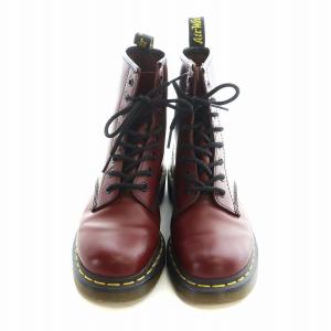Dr.Martens 1460 8ホール ブーツ ショート ラウンドトゥ レザー 赤 チェリーレッド 24.0 GY18 /MQ