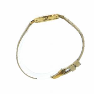 GUCCI 3000.2.L 腕時計 ウォッチ クォーツ インターロッキング レザーベルト シェリーライン ゴールドカラー