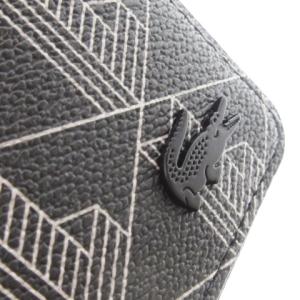 LACOSTE ラコステ-二つ折り財布 ウォレット ラウンドファスナー 小銭