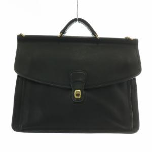 オールドコーチ USA製 ビジネスバッグ ブリーフケース レザー ターンロック 黒 ブラック 5266