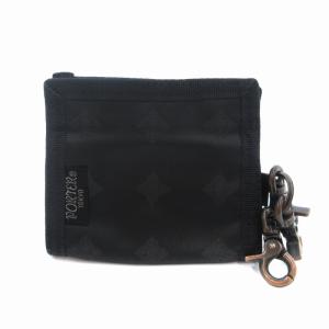 小銭入れ コインケース ナイロン ロゴ 黒 ブラック /FT GY18