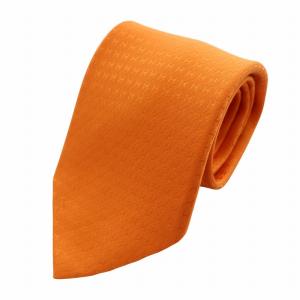ネクタイ レギュラータイ シルク オレンジ