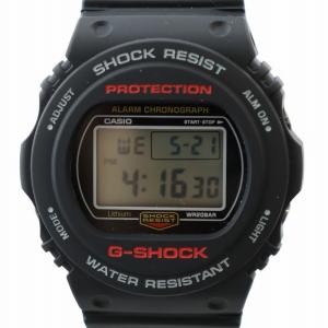 腕時計 ウォッチ タグ付き クォーツ デジタル ロゴ カレンダー付き 黒 ブラック DW-5750E GY18