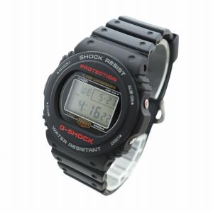 CASIO G-SHOCK 腕時計 ウォッチ タグ付き クォーツ デジタル ロゴ カレンダー付き 黒 ブラック DW-5750E GY18