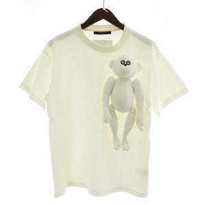 21SS Tシャツ モノグラム 3Dモンキー ホワイト HKY76WTCL
