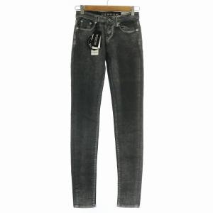 SHARP CCS BLACK デニムパンツ ジーンズ スキニー ストレッチ ジップフライ ロゴ 23