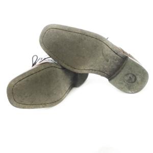 REGAL ビジネスシューズ レースアップ ウイングチップ メダリオン レザー 革 7 25.0cm 茶 ブラウン