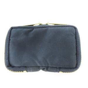 PORTER 吉田カバン TANKER  キーケース ナイロン ロゴ ラウンドファスナー 6連 黒 ブラック /CK27