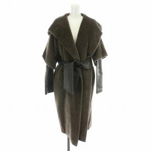 ロングコート 34 ブラウン