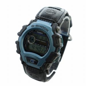 CASIO G-SHOCK 腕時計 ウォッチ クォーツ デジタル ロゴ カレンダー付き 黒 ブラック 青 ブルー DW-004 GY18