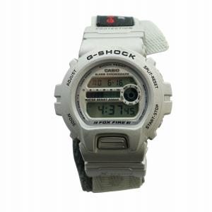 CASIO G-SHOCK フォックス ファイア FOX FIRE 腕時計 ウォッチ クォーツ デジタル ロゴ カレンダー付き シルバー色