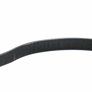 Christian Dior ショルダーストラップ 斜め掛け バッグストラップ ロゴ レザー 黒 ブラック GY18 /MQ OH