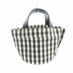 LUDLOW Gingham check tote XS