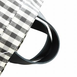 LUDLOW Gingham check tote XS