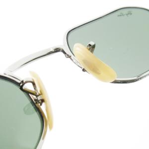 Ray-Ban サングラス アイウェア スクエア キャラバン 偏光レンズ メタルフレーム 彫刻 シルバーカラー /CK20