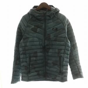 ダウンジャケット カモフラ L ネイビー 823678-021