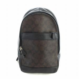 ショルダーバッグ ボディバッグ PVC レザー シグネチャー 茶 ブラウン F54787 GY18 /MQ