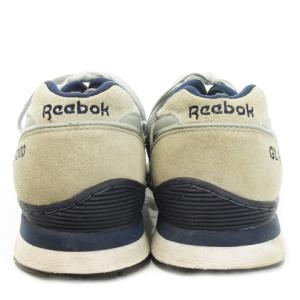 Reebok GL6000 アスレチック パック スニーカー シューズ ローカット スエード ロゴ 27cm ベージュ