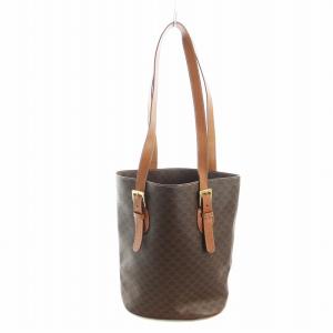 CELINE ヴィンテージ トートバッグ マカダム ブラウン