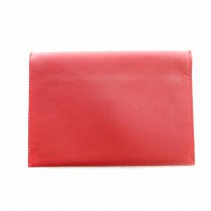 Berluti ノベルティ マルチケース レター型 ポーチ レザー ロゴ 赤 レッド GY18 /MQ