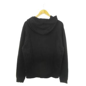 MOSCHINO UNDERWEAR パーカー プルオーバー スウェット ロゴプリント L 黒 ブラック /AH4 GY18
