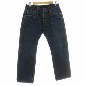 S5000VX 31OZ デニムパンツ ジーンズ ストレート ボタンフライ 巌流島の戦い W31 M 紺