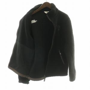 THE NORTH FACE ホワイトレーベル  RIMO FLEECE リモ フリースジャケット ワッペン ロゴ刺繍 M 黒 ブラック