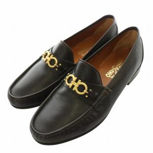 Salvatore Ferragamo ビジネスシューズ ローファー ガンチーニ 10EE ブラウン